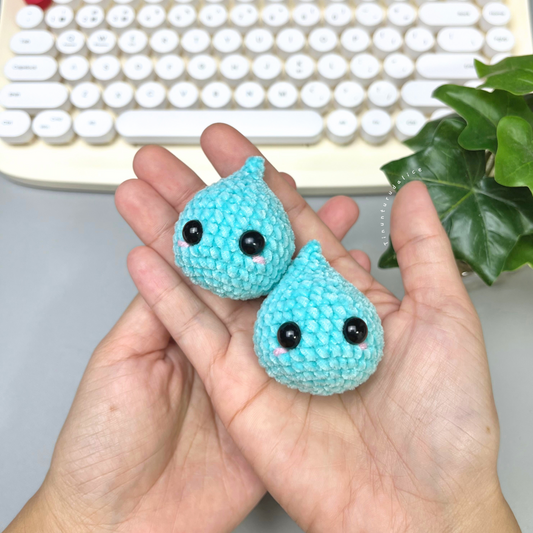 Raindrop Amigurumi: A Beginner-Friendly No-Sew Crochet Pattern